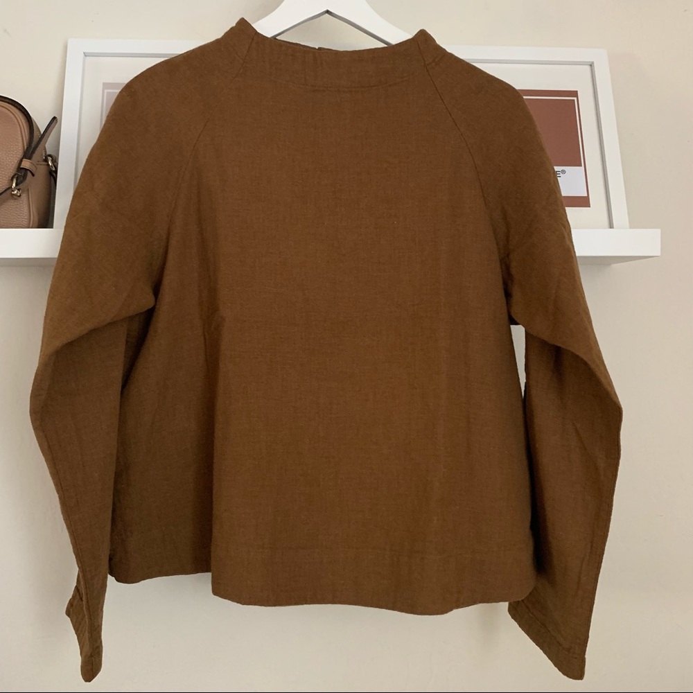 Muji Mock Neck Top